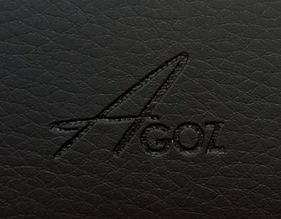 Funda de piel con enganche de cinturón. Negro. AGOZ