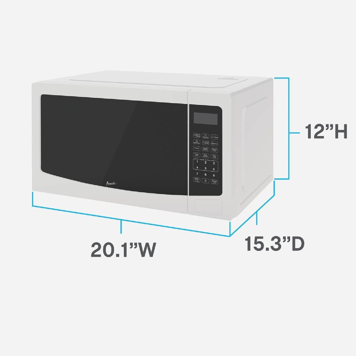 Horno Microondas Avanti MT112K0W 1.1 Pies Cúbicos, Blanco
