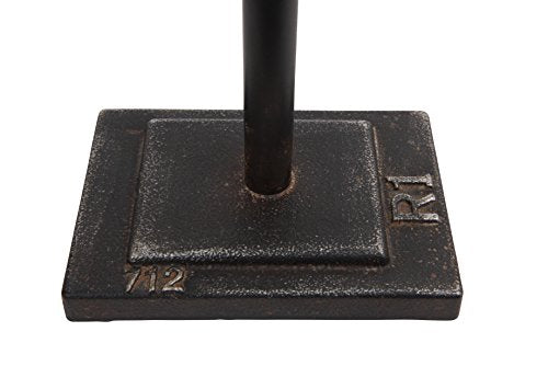 Creative Co-Op Sujetalibros de flecha de hierro fundido, negro - DA4199