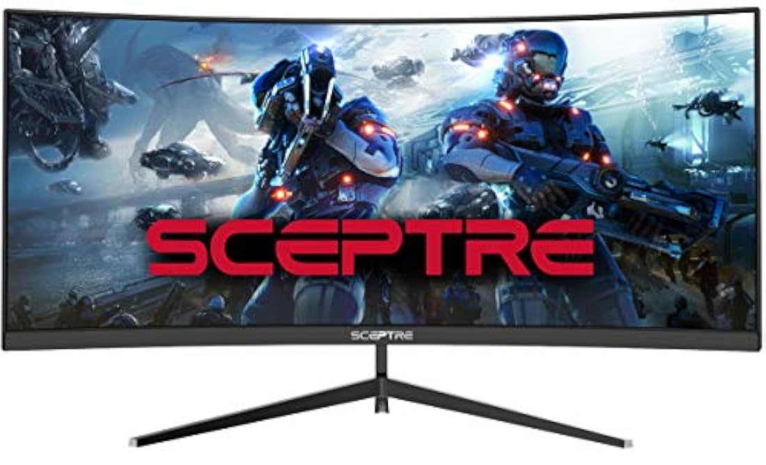 Sceptre - Monitor para videojuegos curvado de 30 pulgadas