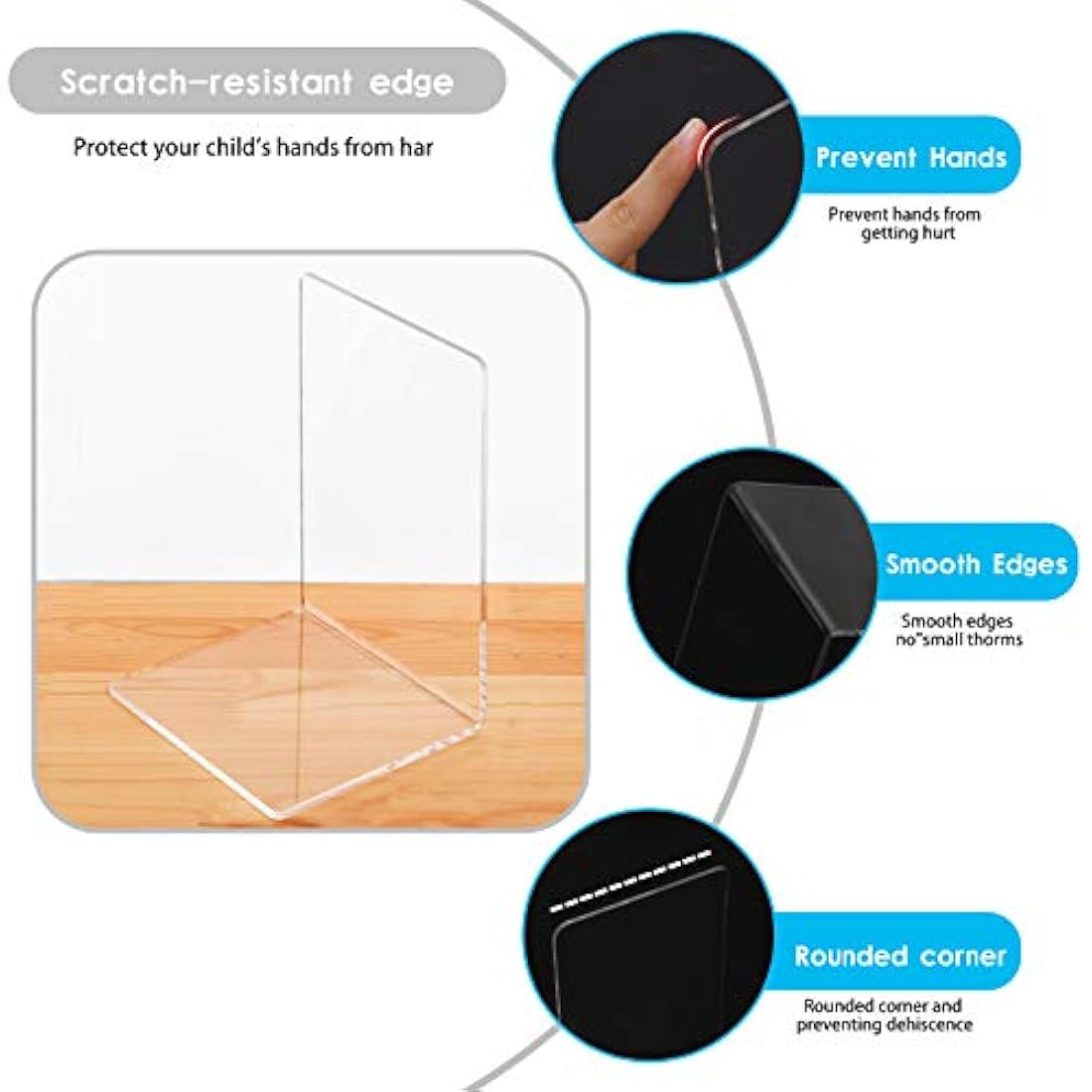 Sujetalibros 4 sujetalibros decorativos para el hogar