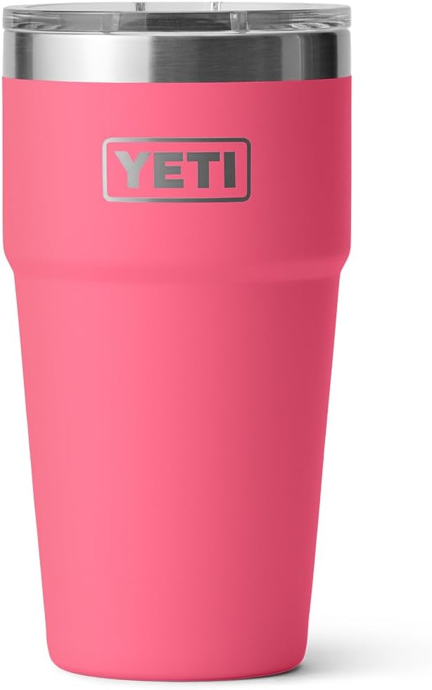 Vaso Apilable YETI 20 oz, Acero Rosa (Tropical Pink)