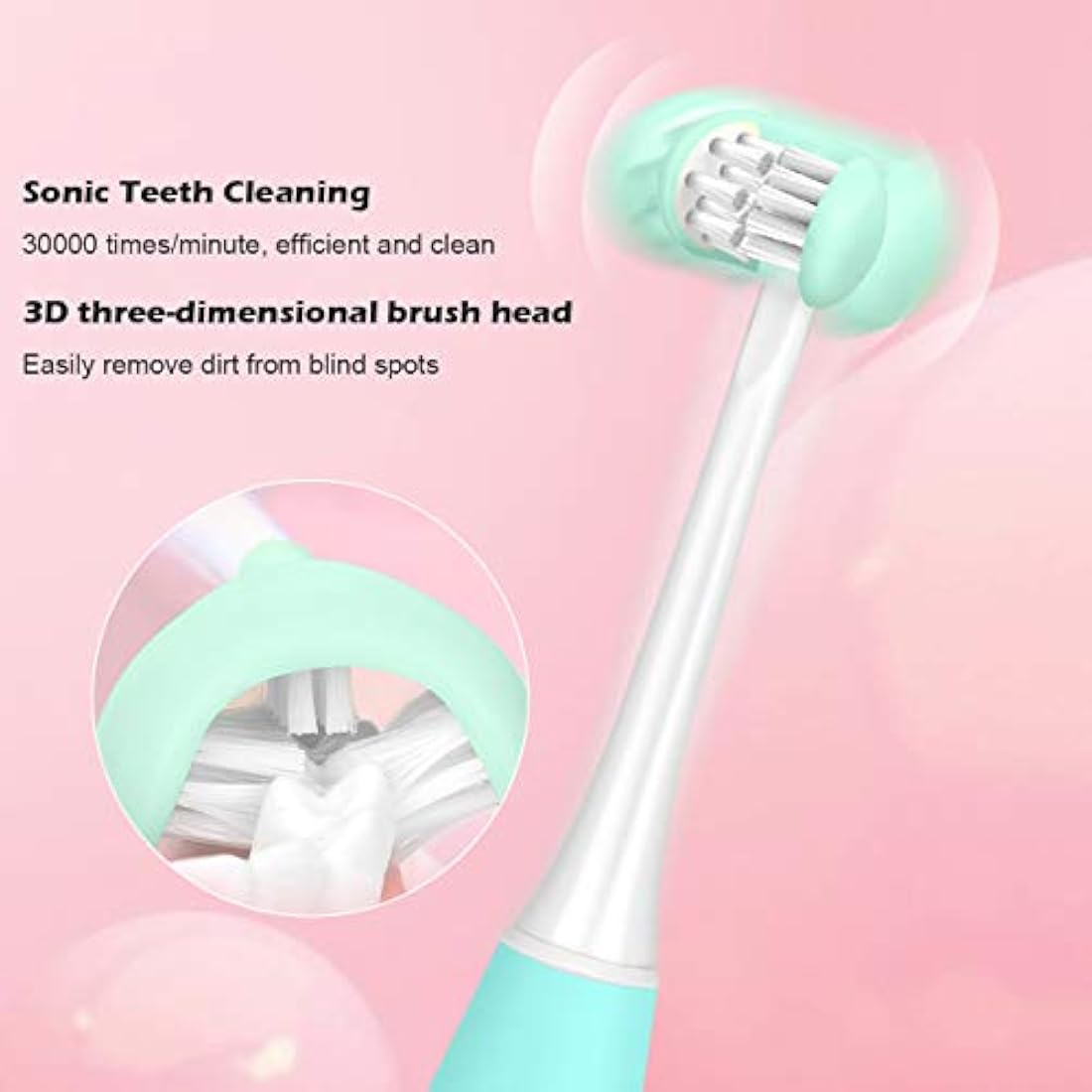 Cepillo de dientes sónico triple para niños