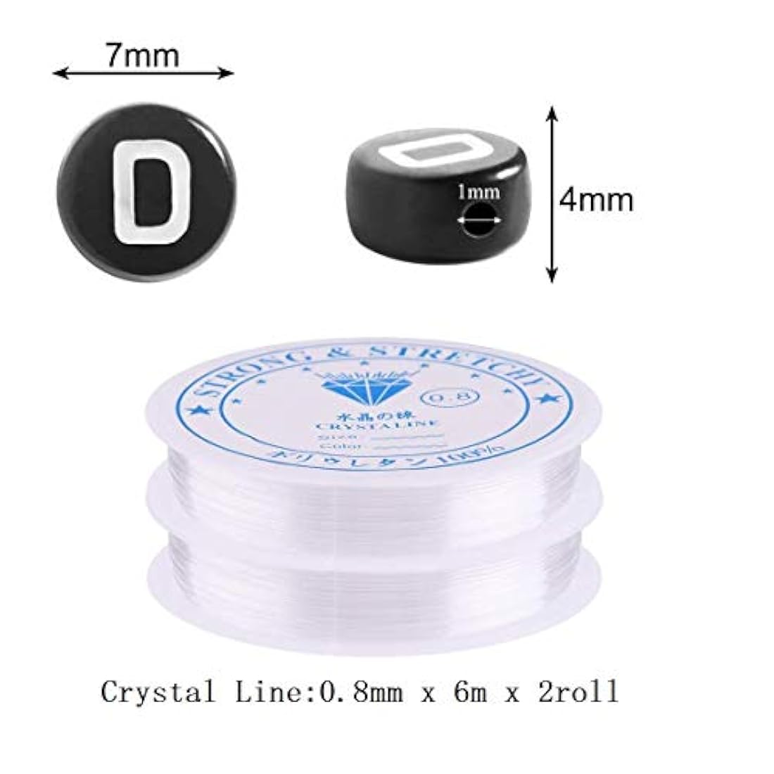 cuentas A-Z y corazón para la fabricación de joyas - Looconi