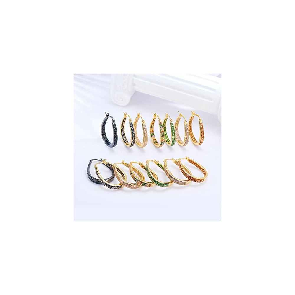Aretes colgantes de argolla con varilla de plata