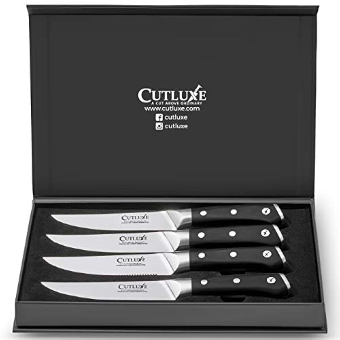 Cutluxe - Cuchillos para carne (acero al carbono forjado)