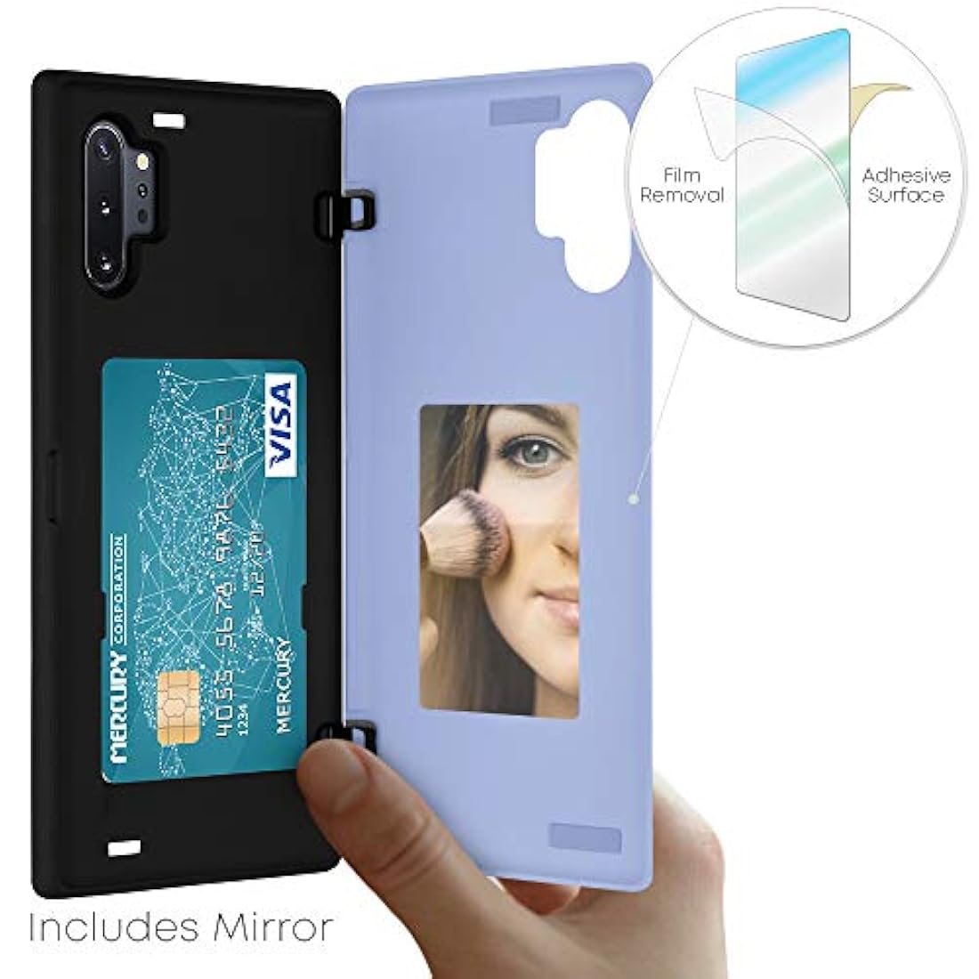 Funda tipo cartera para Galaxy Goospery NT10P-MDB -