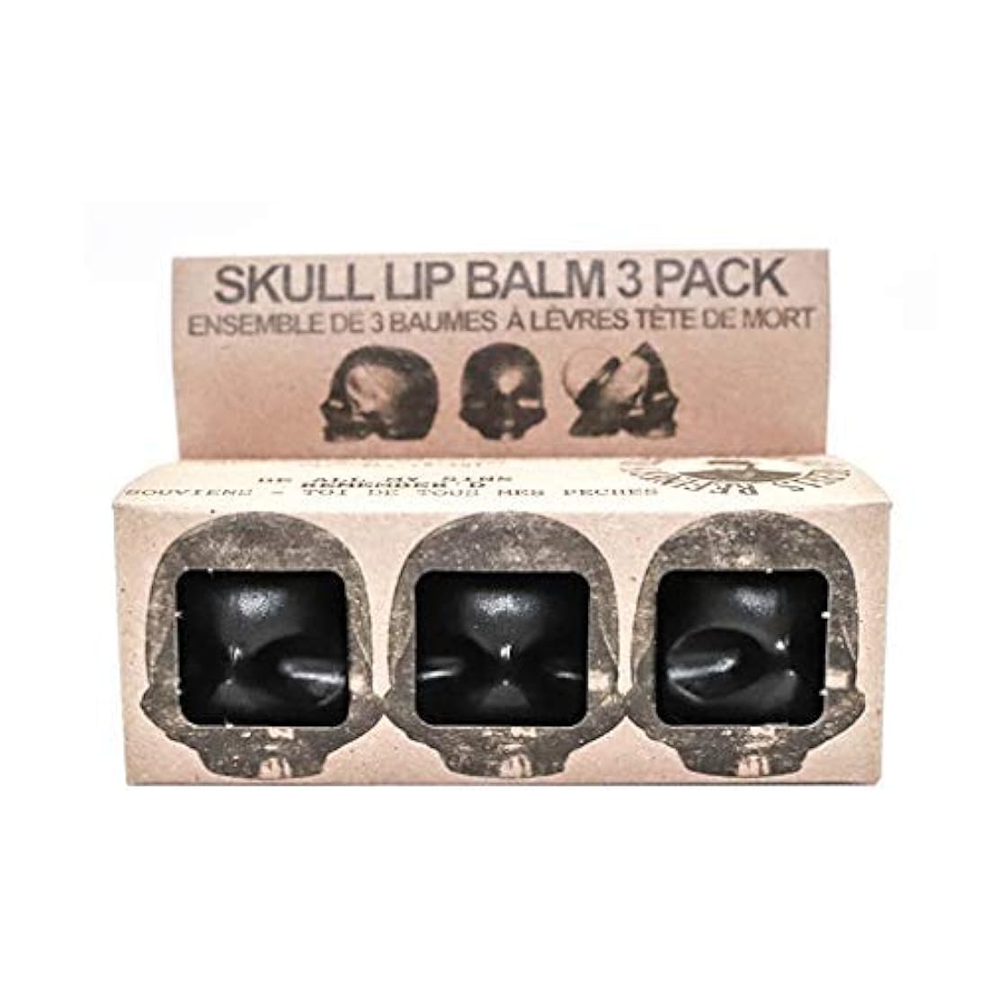 Juego de 3 bálsamo labial hidratante sin brillo