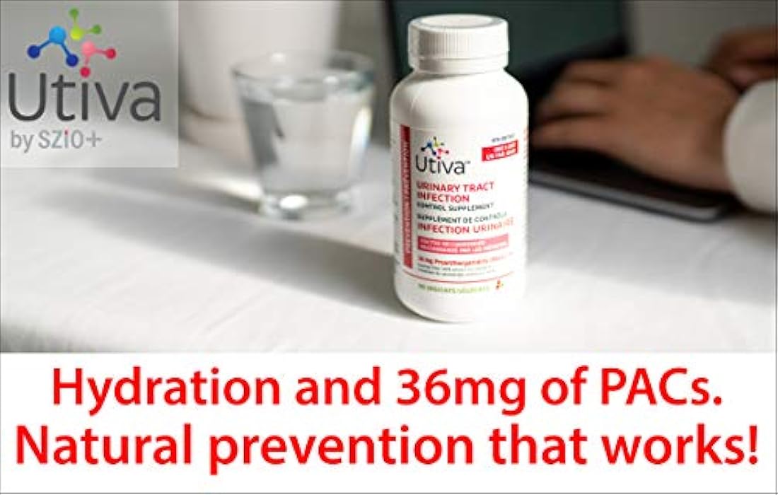 Utiva Cranberry Pills - 36mg PACS para la prevención