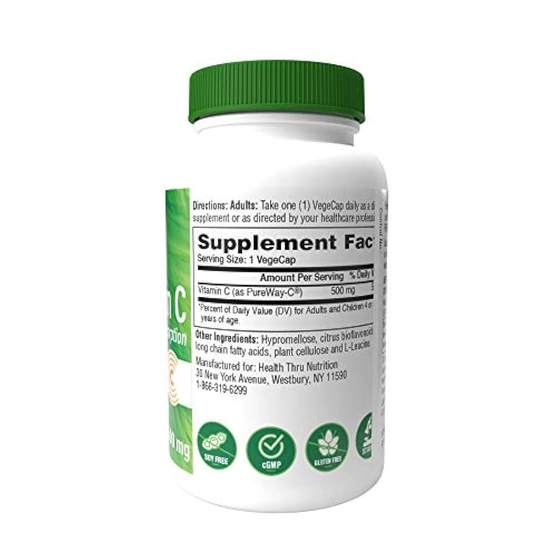 Pureway-C ® 500 mg Vitamina C (60 Cápsulas)