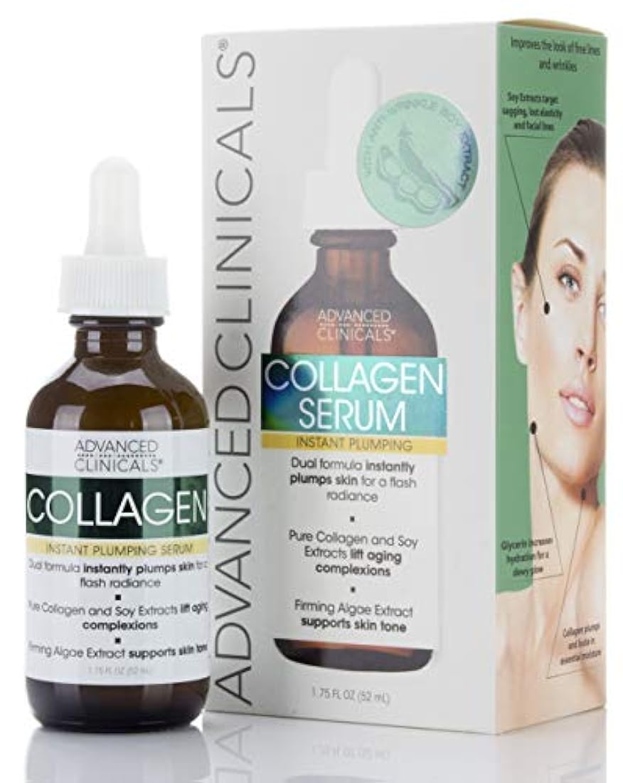 Advanced Clinicals Sérum Facial de Colágeno