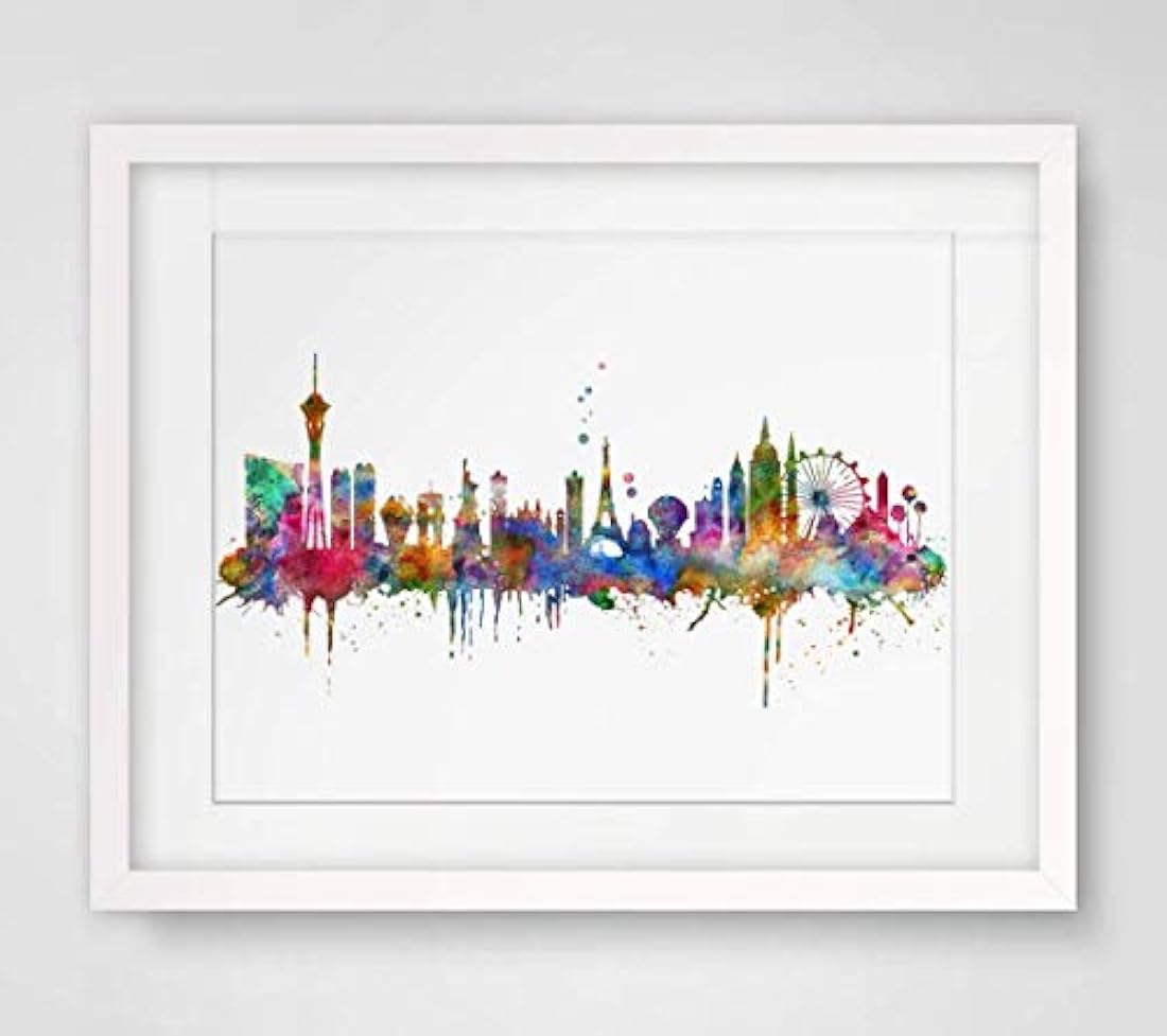 Acuarela 8x10 pulgadas Sin marco