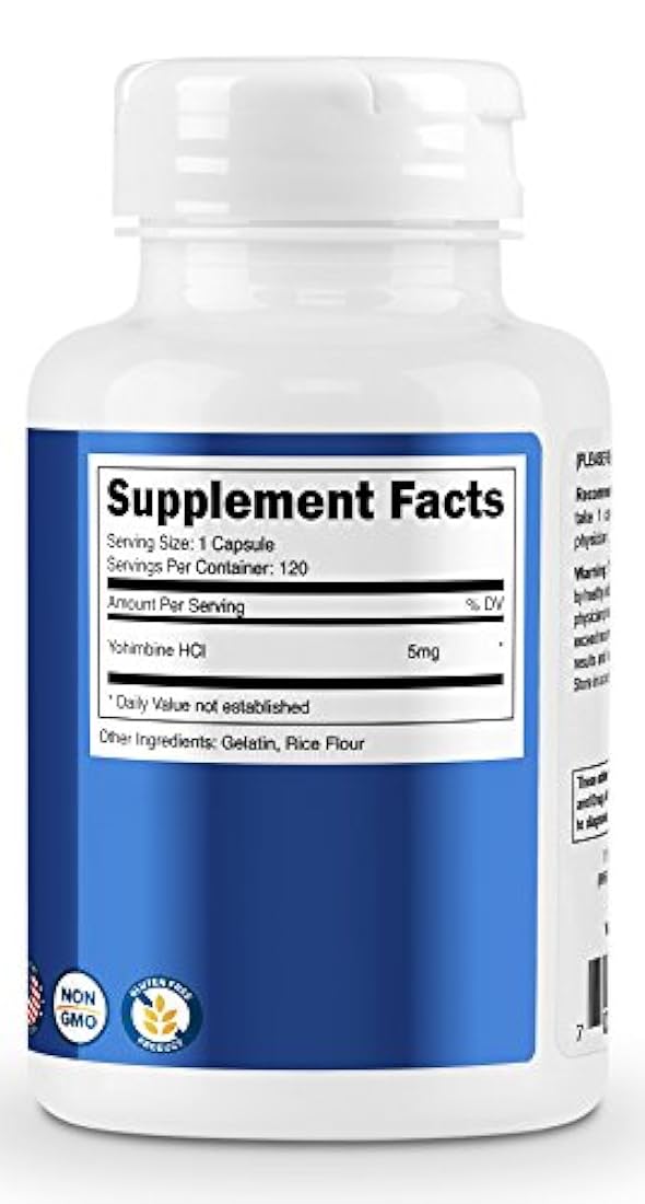 Suplemento Nutricost HCL 5 mg Fuerza Extra botella, 1