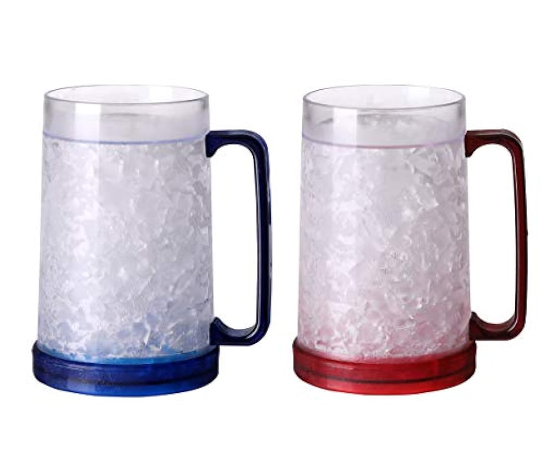 BC Inter - Juego de 4 tazas de hielo para congelador