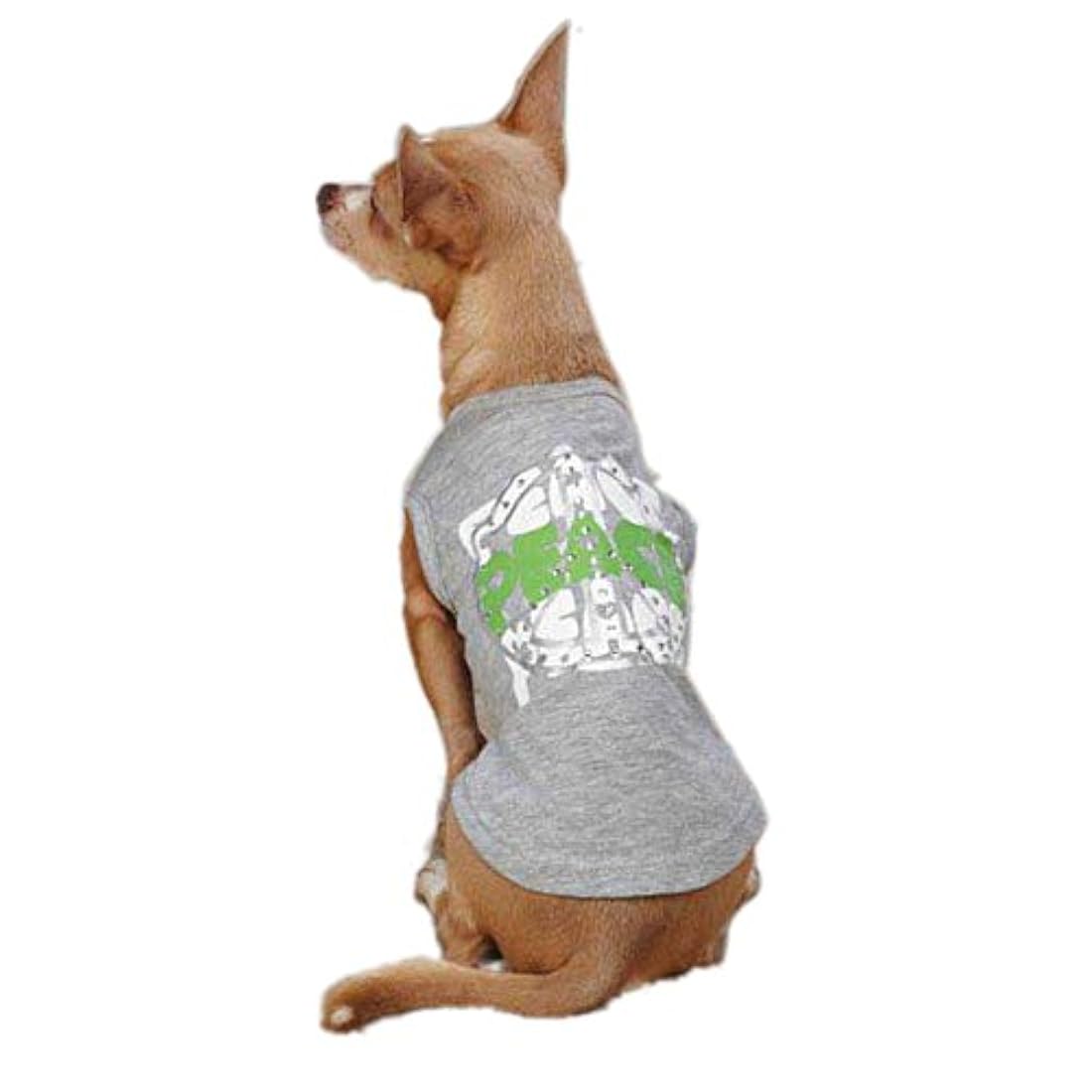 Zack & Zoey Studded Peace Pet - Tank Shirt - Gray