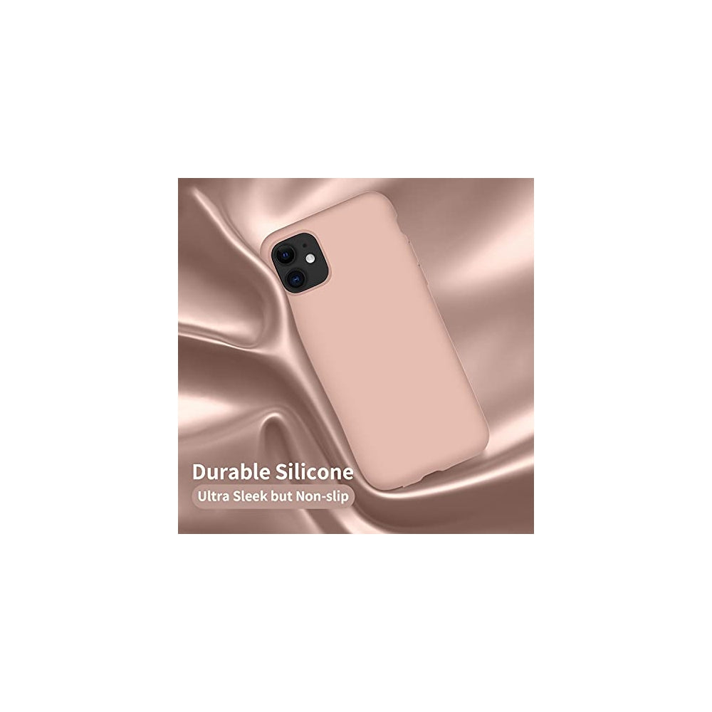 Fundas y Estuches de silicona para iPhone 11 Rosado