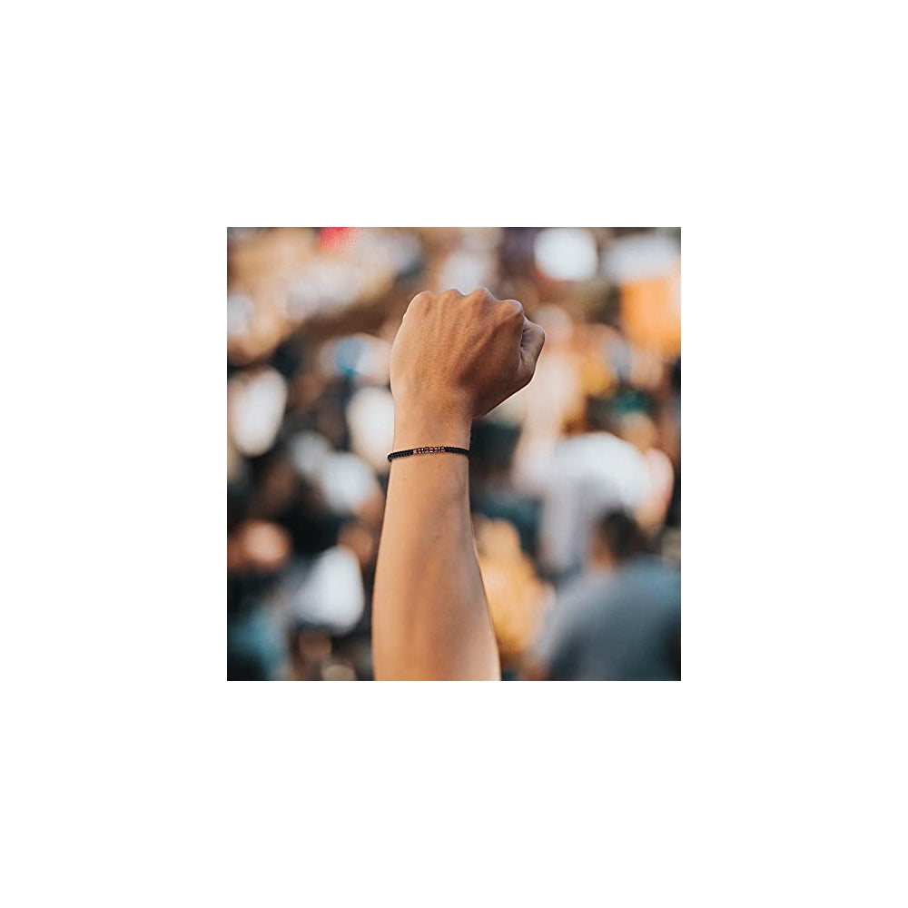 Pulseras y tobilleras motivacional en código morse