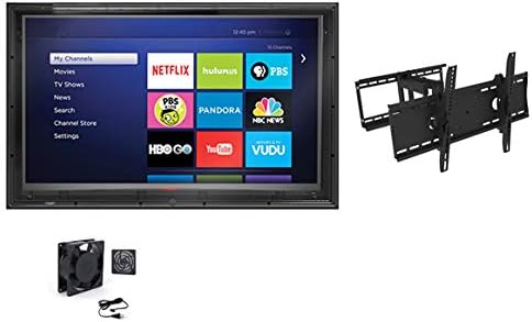 Caja para TV exterior, TV Shield, soporte y ventilador, 2ª gen.