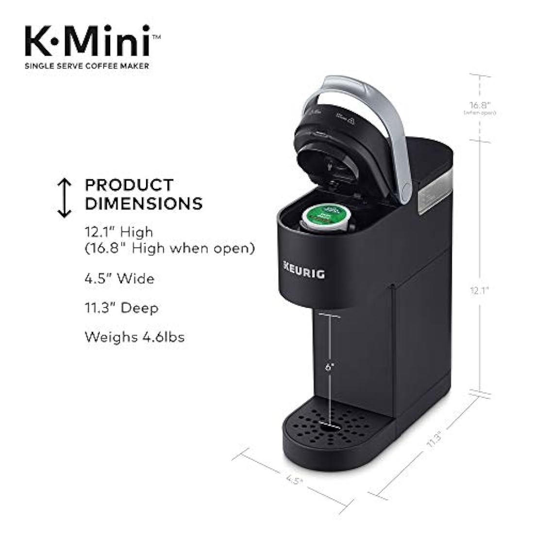 cafetera de café de una sola porción K-Cup Pod de café