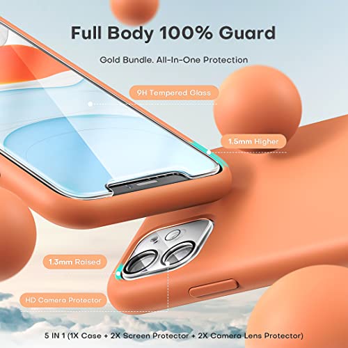 TOCOL Funda diseñada para iPhone 11 con 2 protectores