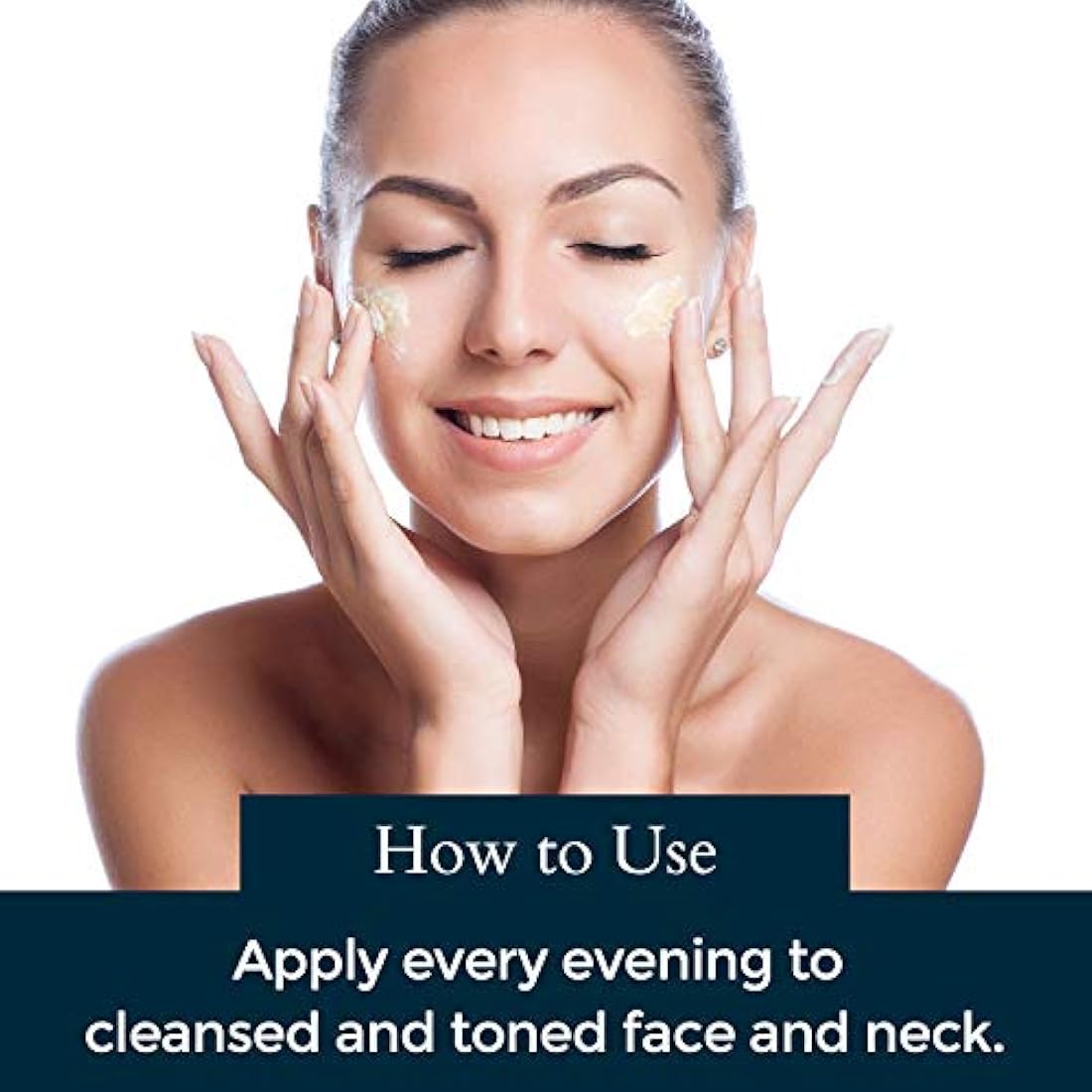 Cuidado Facial, crema nocturna, 1.0 oz