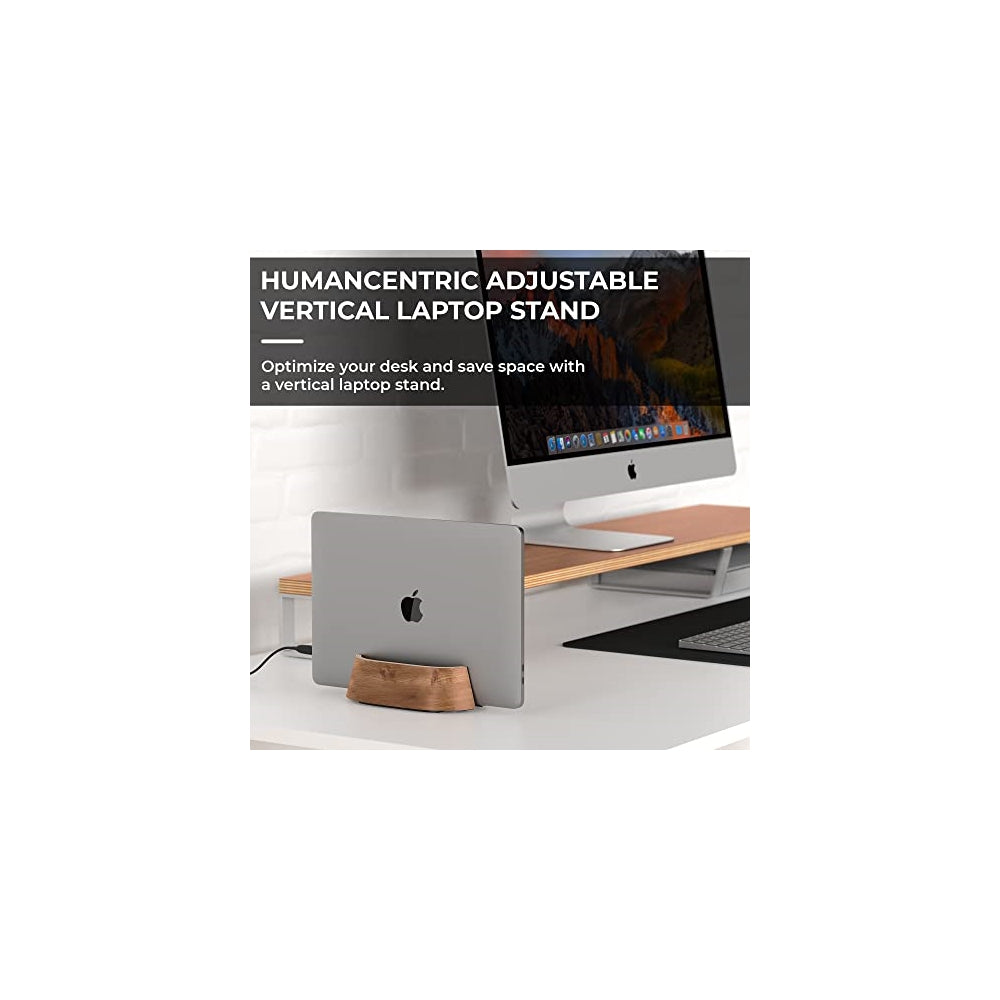 Bases o Soporte vertical de madera para portátil