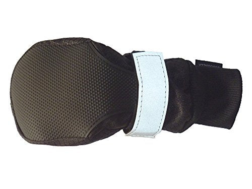 Juego de 4 botas impermeables para perros con suela suave