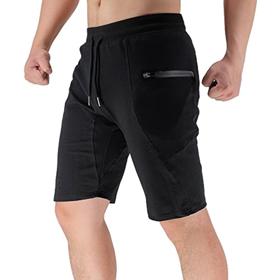 Pantalones cortos deportivos para hombre con bolsillos