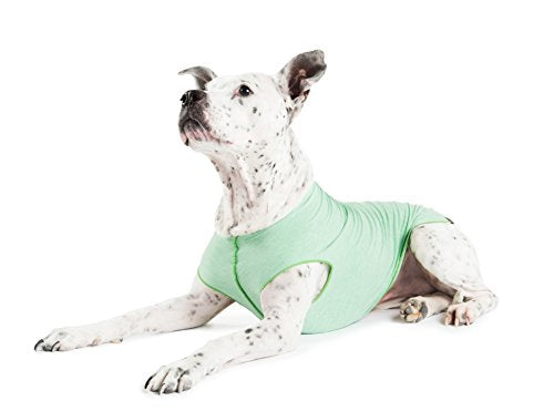 Camiseta para perro con protección UV, alivia la ansiedad de las mascotas, protege heridas, previene las colas de zorro, alopecia, lavable a máquina, para uso durante todas las estaciones