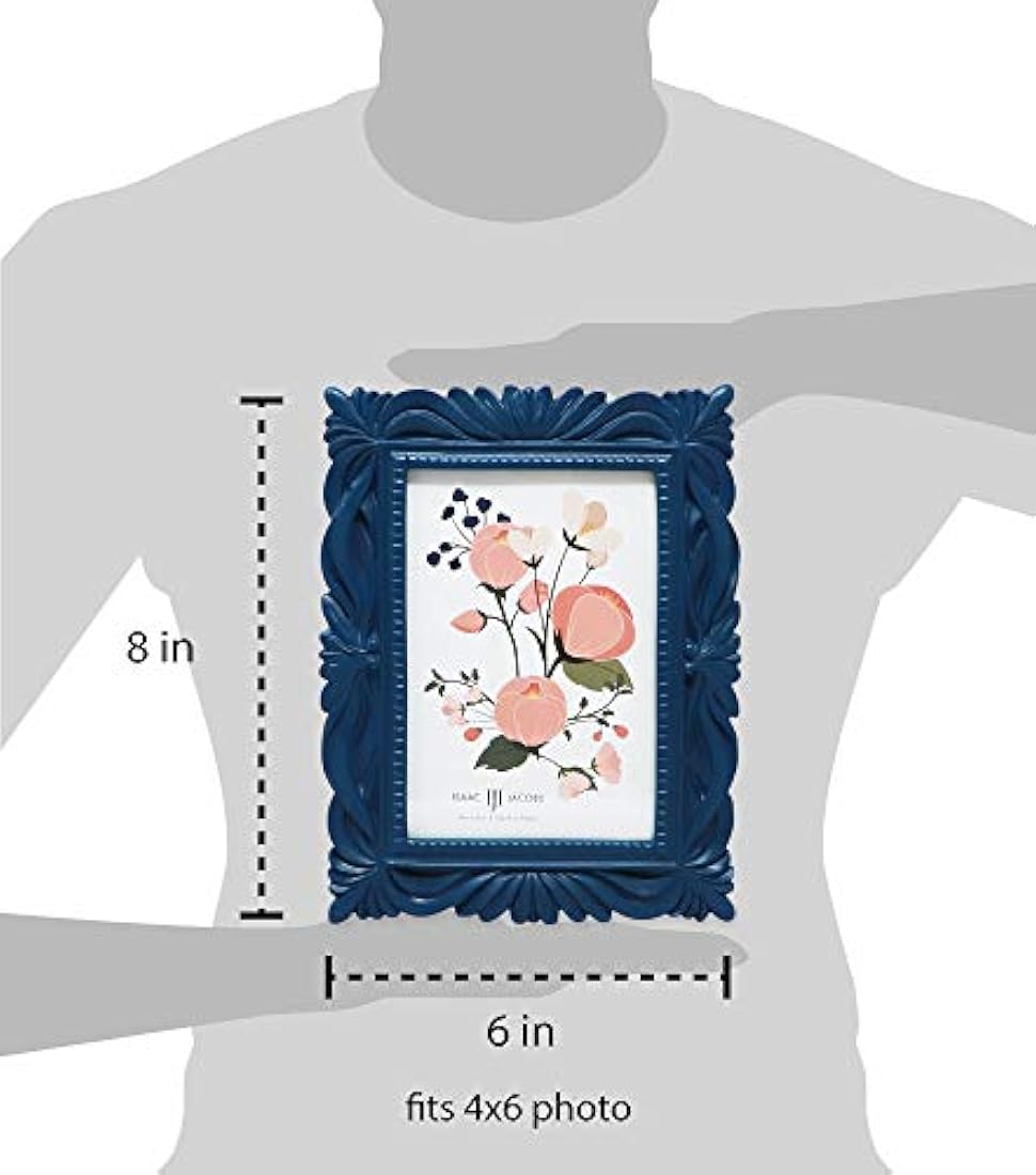 Isaac Jacobs Wave - Portarretrato con Marco de resina, 4x6