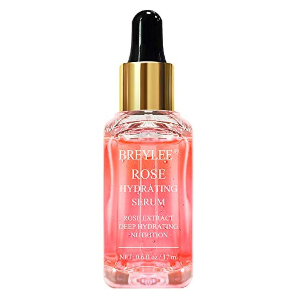Rose Face Serum, BREYLEE Serum hidratante esencia de rosa