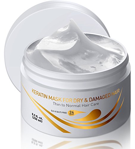 Vitamins Keratin Hair Mask Acondicionador profundo - Cabello f