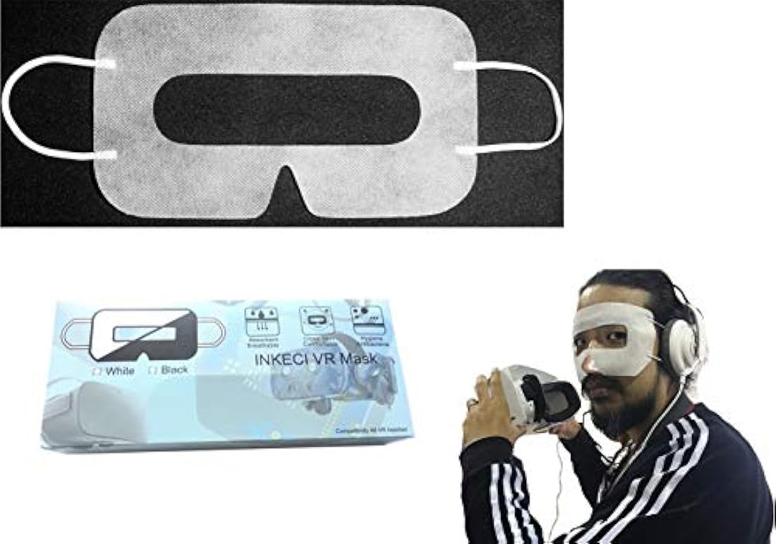 Máscara de tela no tejida 100pcs VR Compatible con gafas VR