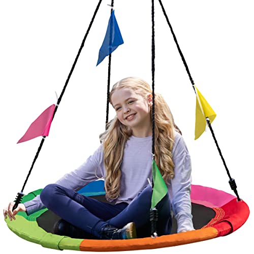 Columpio de árbol de platillo de 40 pulgadas