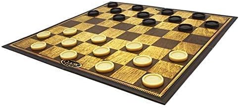 Juego de Damas TCG Toys, Clásico, Tablero y Piezas Incluidas