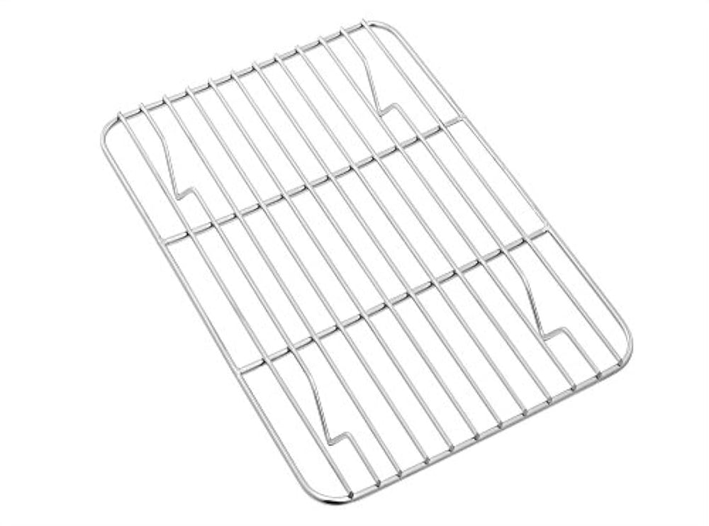 Juego de bandeja y estante para horno de acero inoxidable