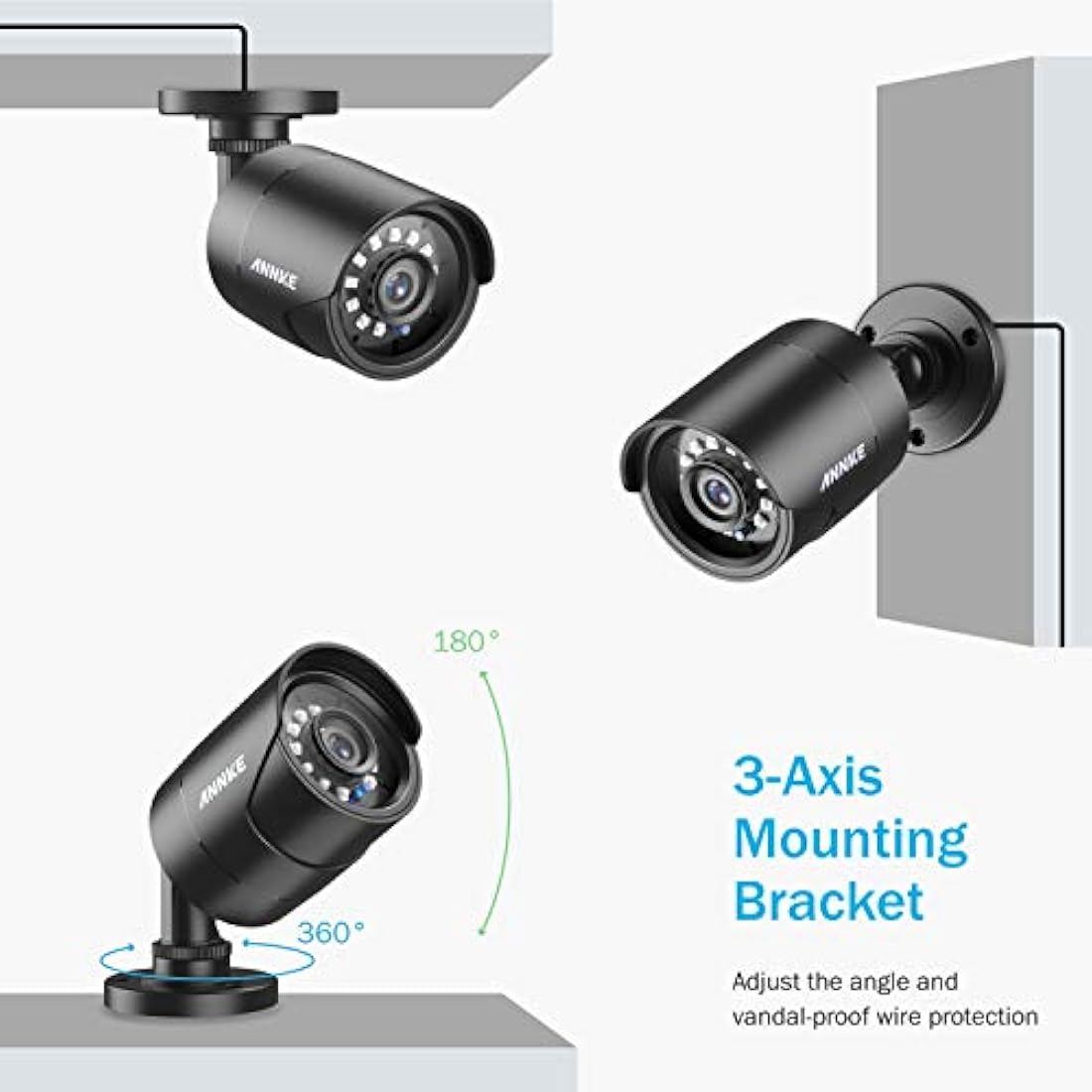 Cámara de seguridad AHD/TVI/CVI/CVBS ANNKE 1080P
