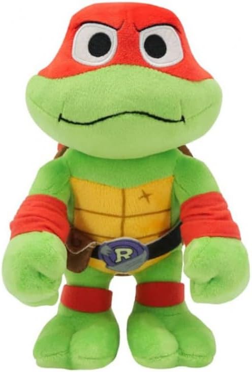 Muñeco de Peluche TMNT 8'' Raphael - Mattel, Básico