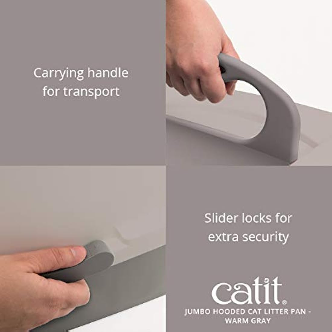 Catit Jumbo - Cazuela con capucha para gatos