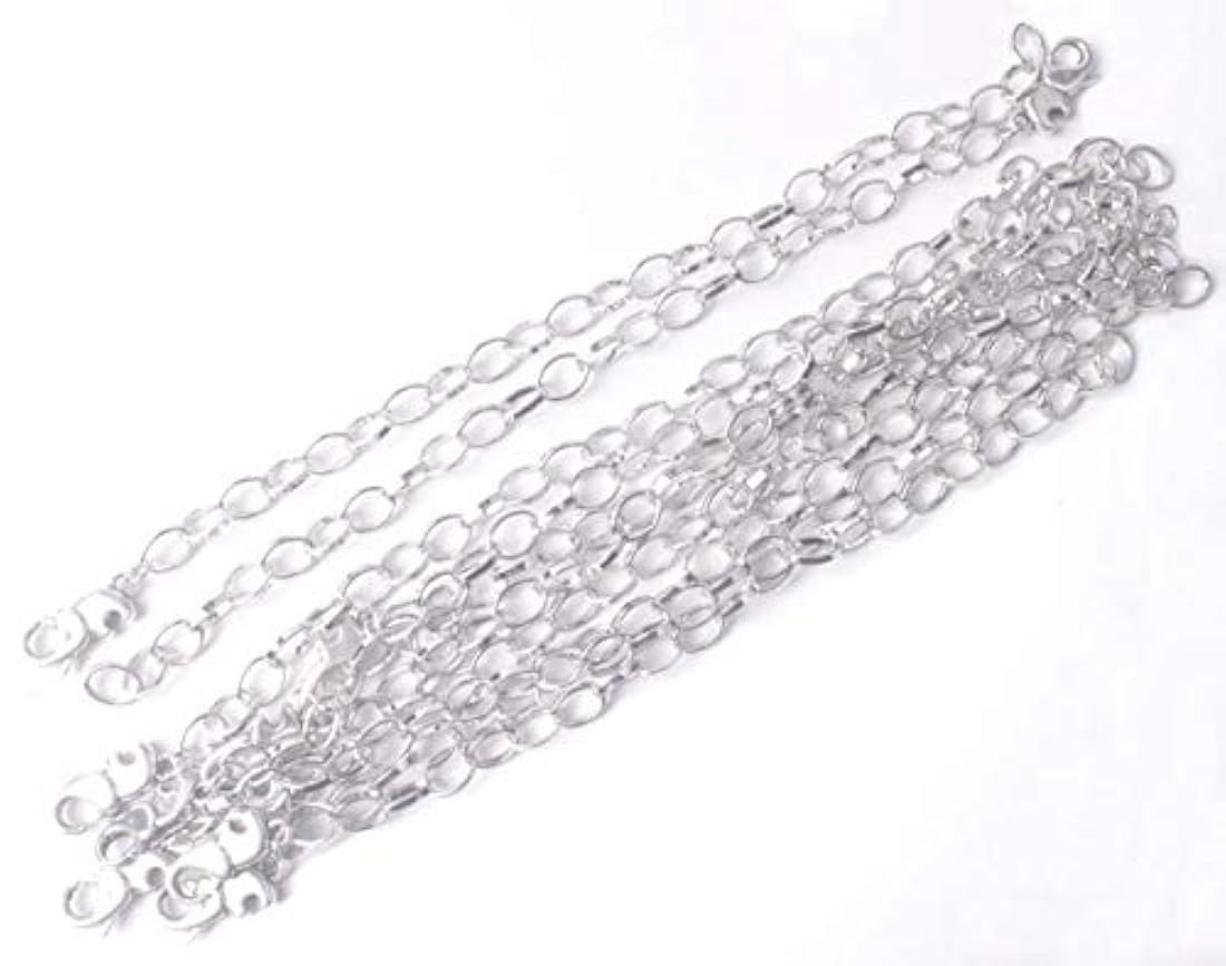 Pulseras y tobilleras - 10 pulseras de metal con cierre