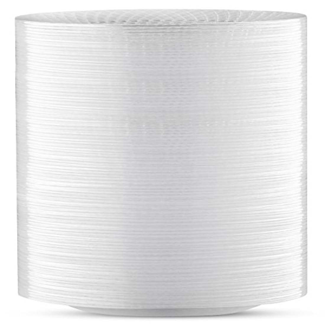 54 platos de plástico transparente de cristal de 9.0 in