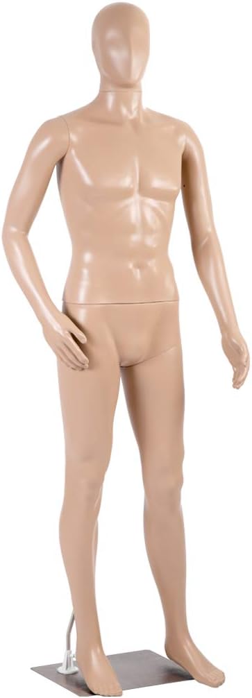 Maniquí Ajustable 73 con Base Metálica, Modelo Realista