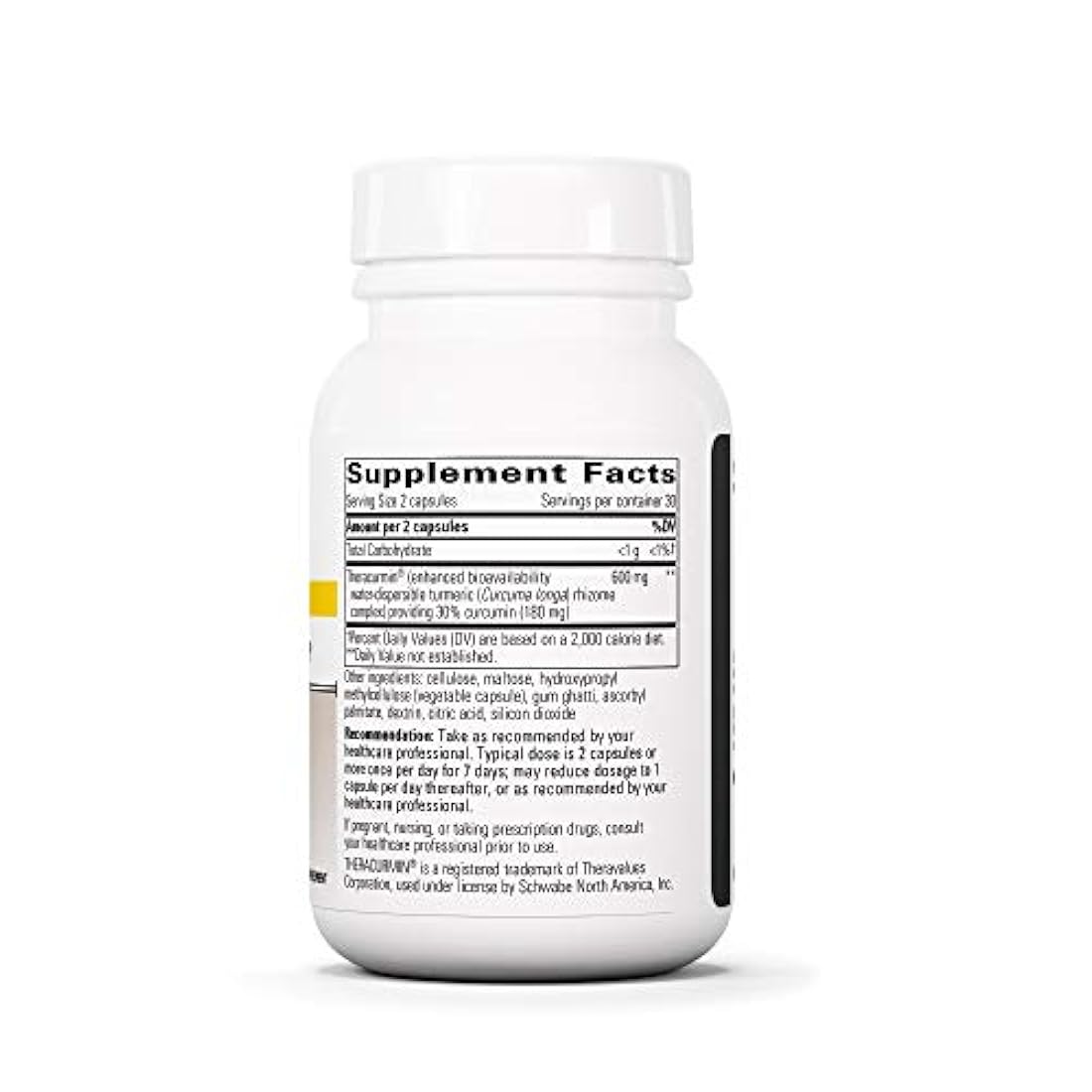 Terapéutica Integrativa - Suplemento de curcumina, vegano