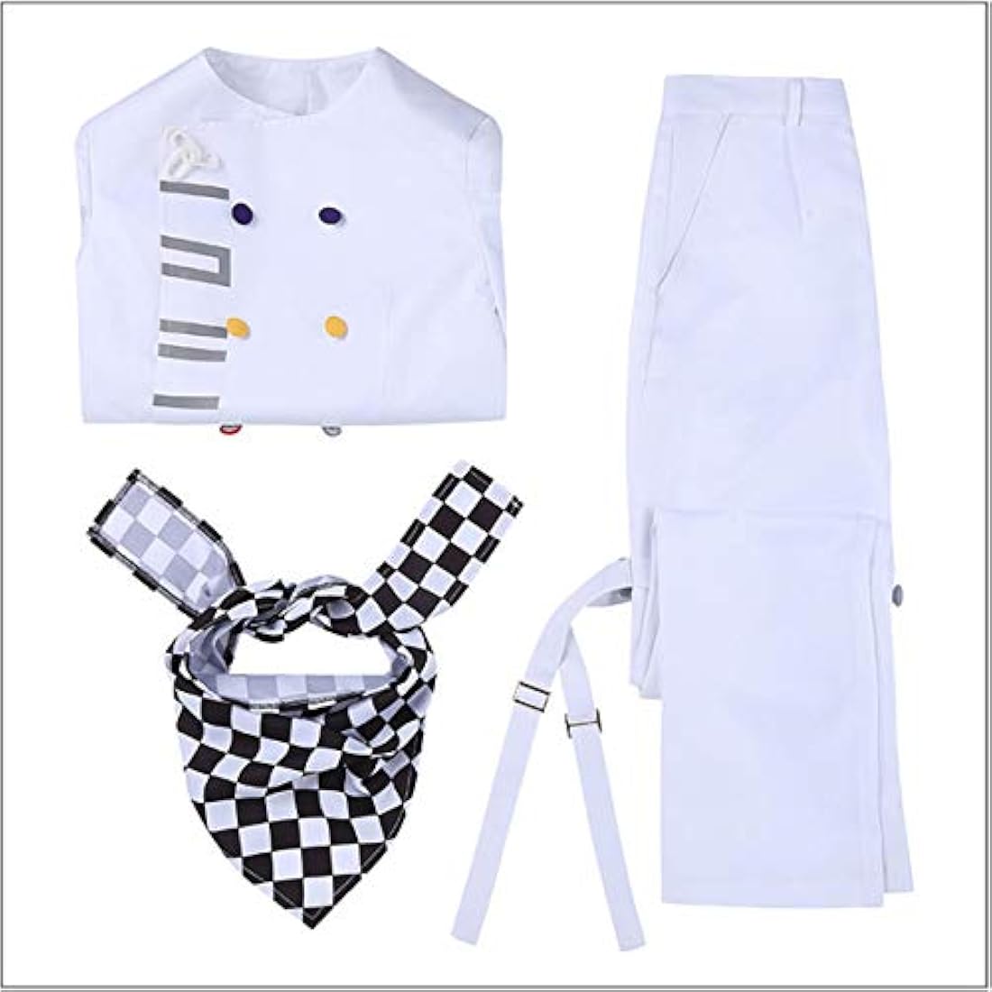 Disfraces Kokichi Cosplay traje blanco uniforme escolar