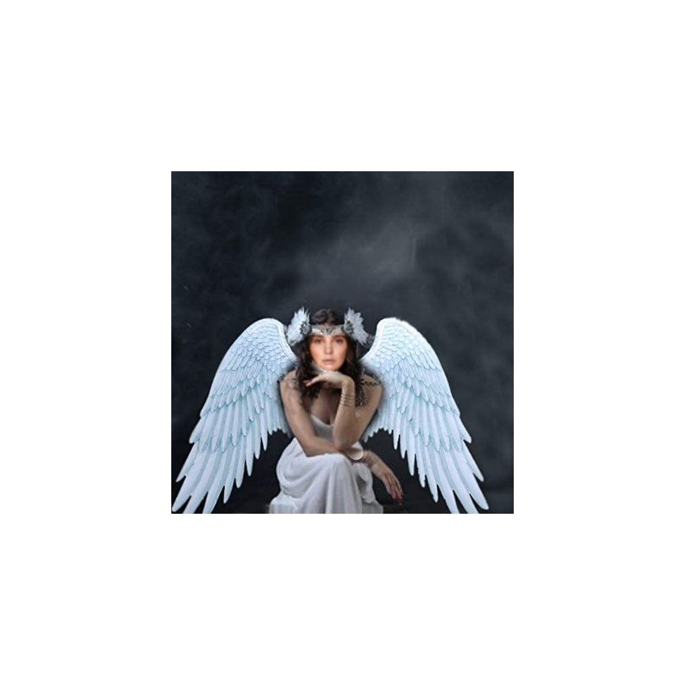 Disfraces de alas de ángel 3D blanca talla única