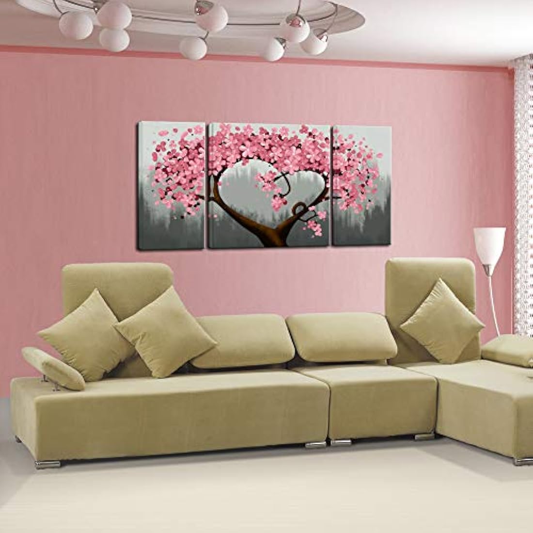 Sechars - 3 piezas de arte de pared para sala de estar