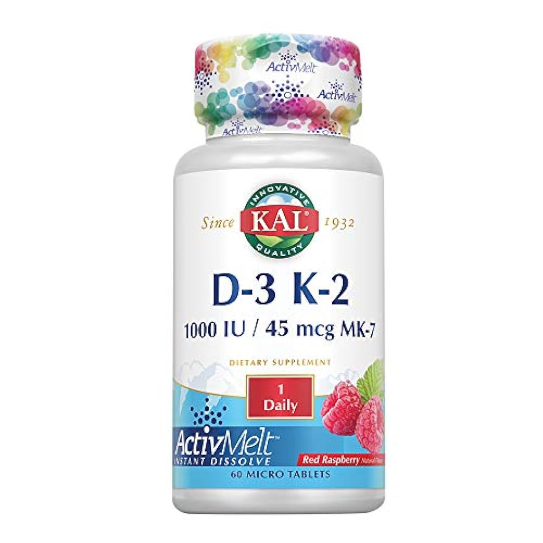 D3 K2 activemelt rojo rasberry Kal 60 pestañas