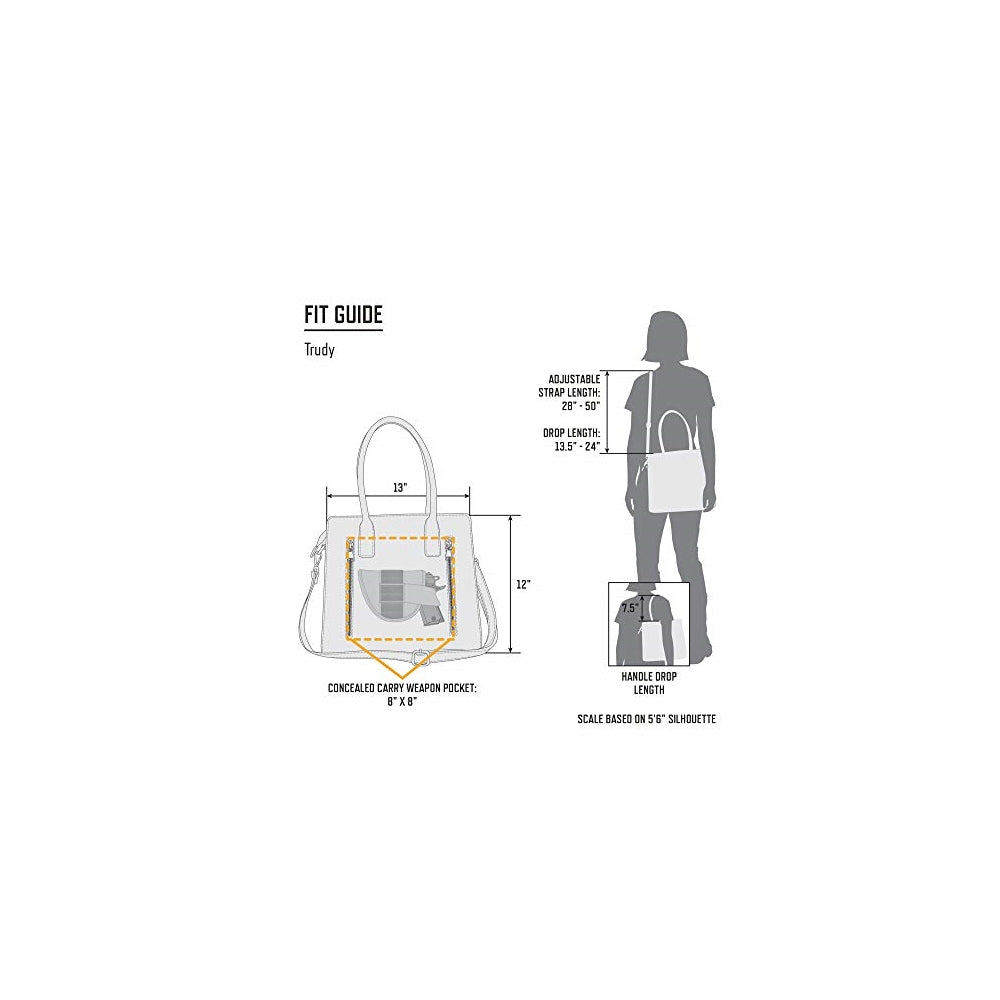 Bolsos de transporte oculta de mano con funda de calidad