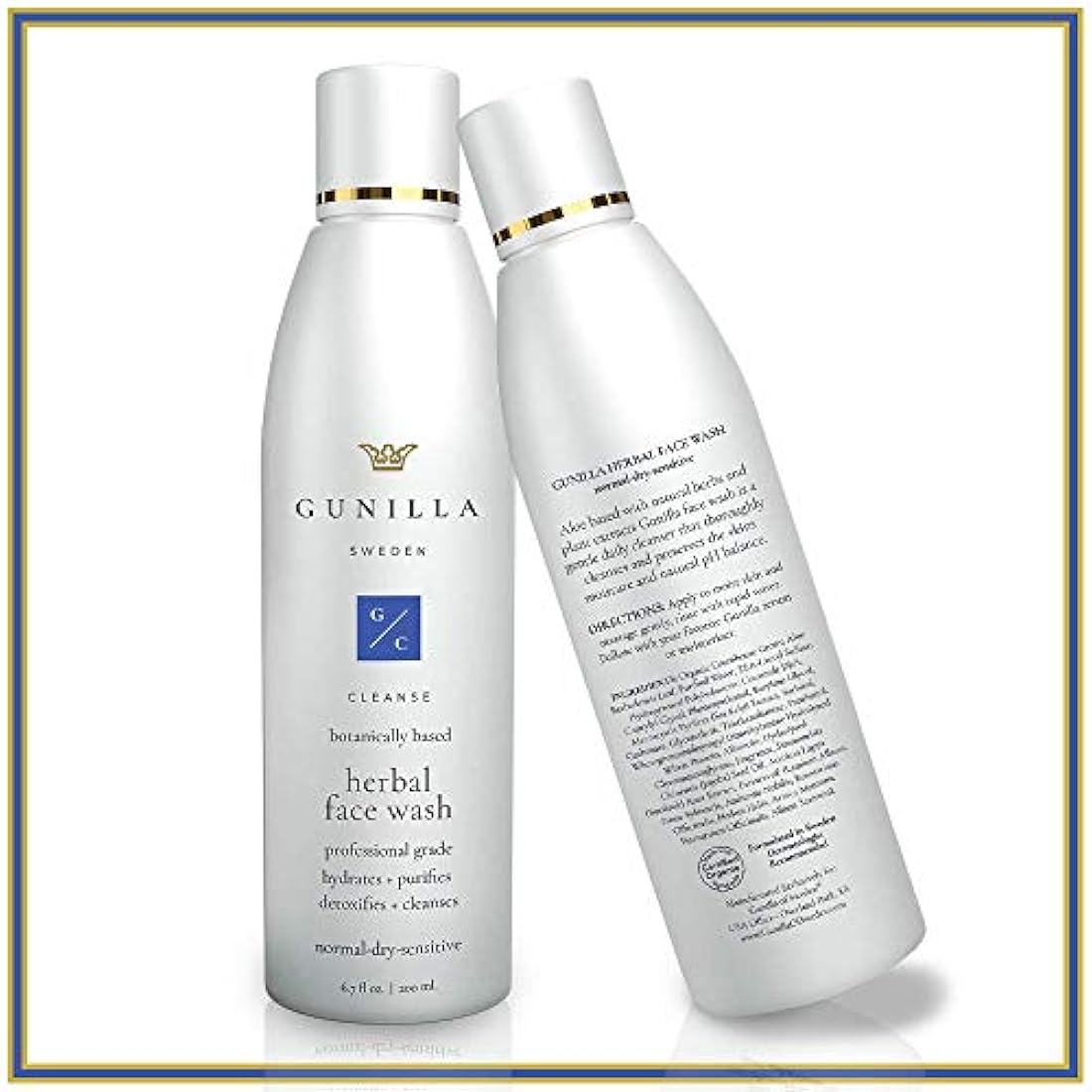 GUNILLA - Crema limpiadora facial a base de hierbas