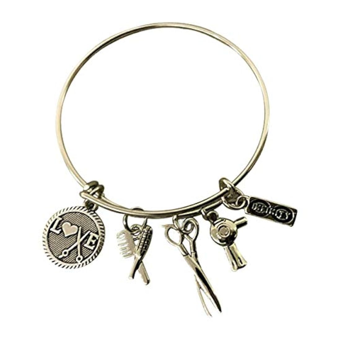 Joyería para peluquería pulsera de abalorios para estilista